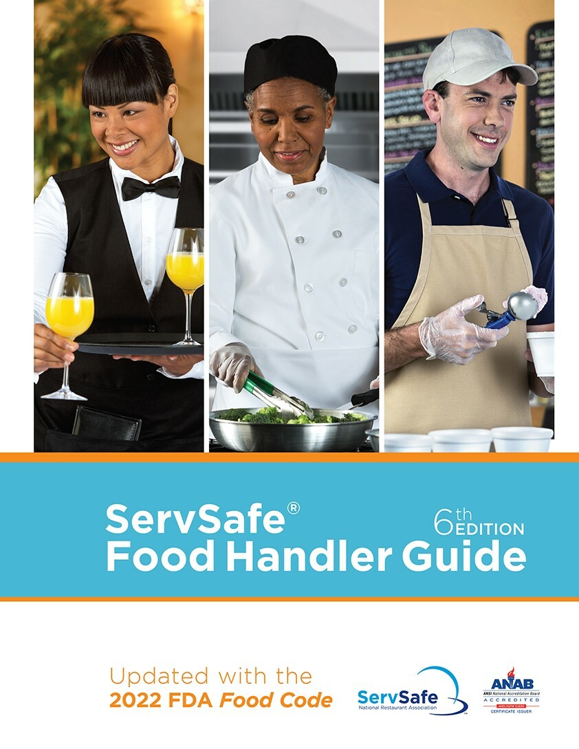 click to see details for ServSafe Food Handler® ASTM English Guides